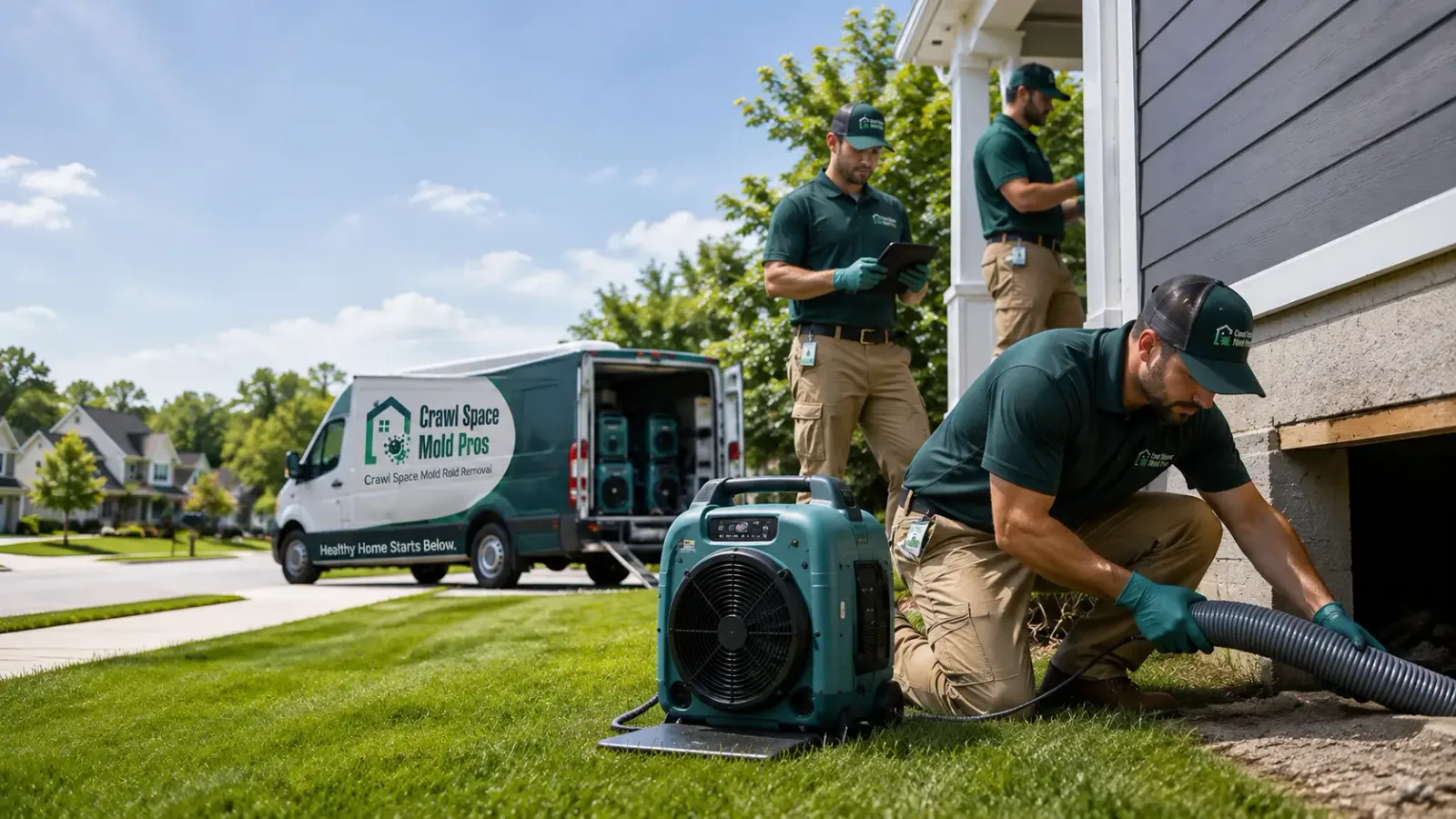 Crawl Space Mold Removal in Benton City, WA